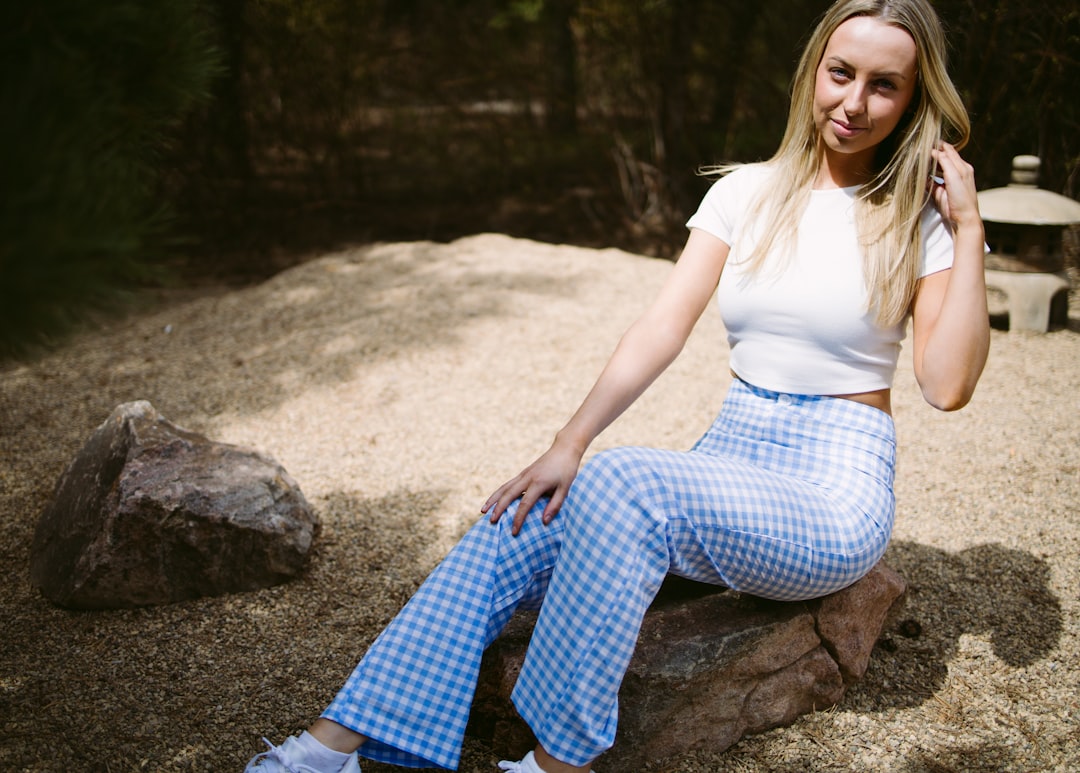Photo blue pants