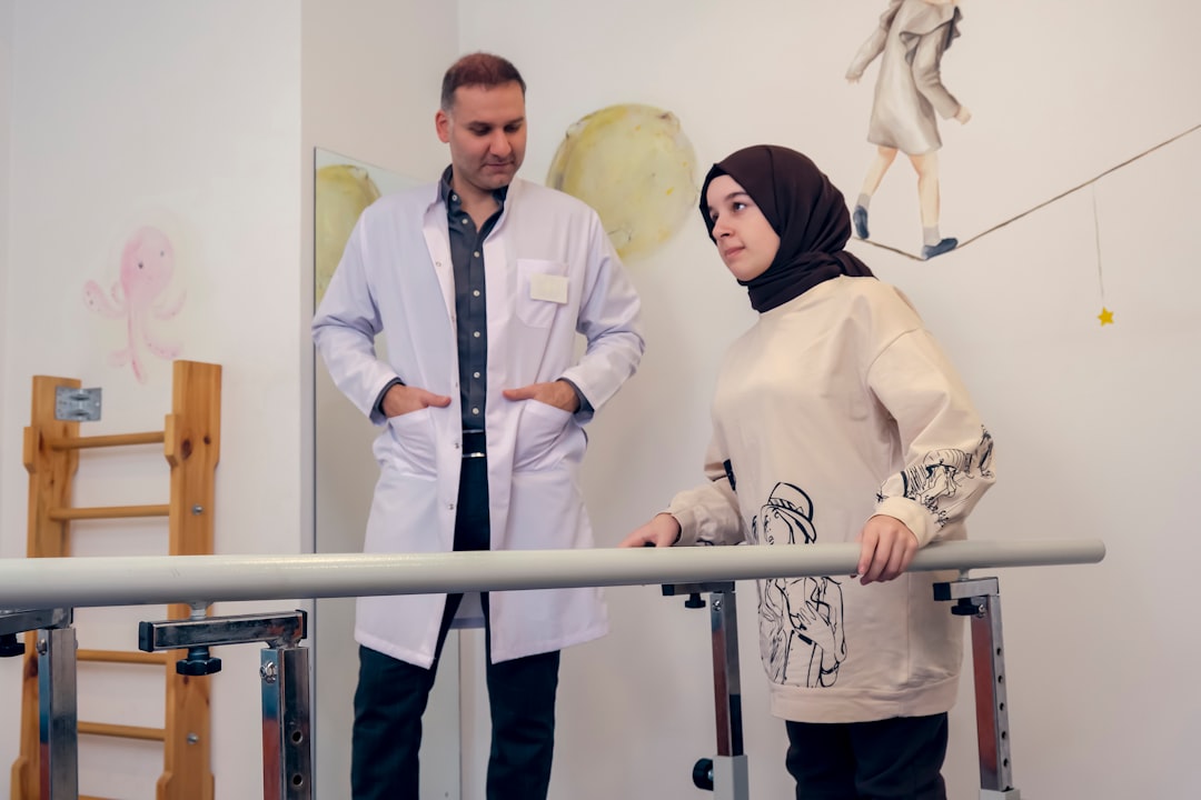Photo physiotherapist