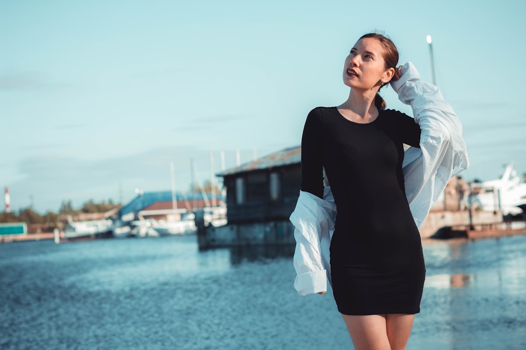 Photo sweatshirt dress